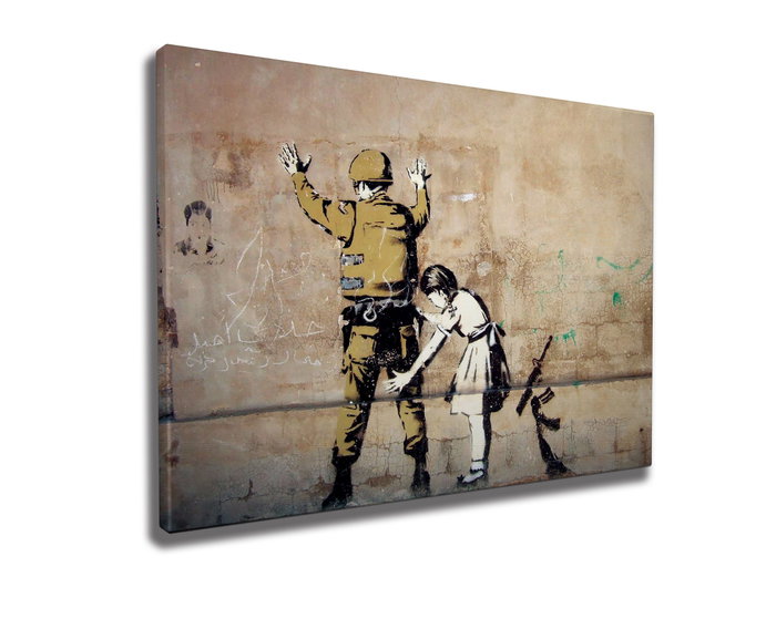 Wallity Lienzo Decorativo Banksy WY14 (50 x 70 cm) Wallity Lienzo Decorativo Banksy WY14 (50 x 70 cm)